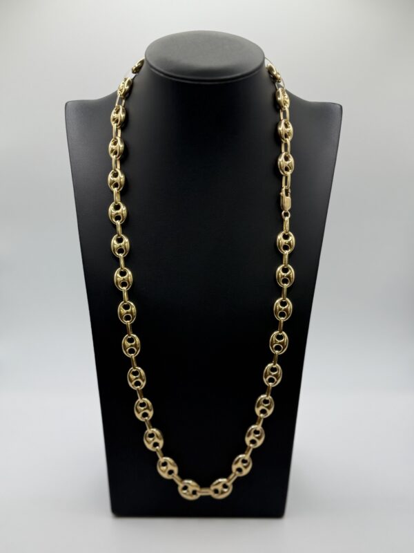 Cadena de Granos de Cafe de Oro de 18k. - Imagen 2